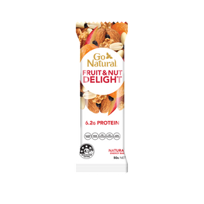 Go Natural Snack Bar Fruit and Nut Delight Bar Containing Protein